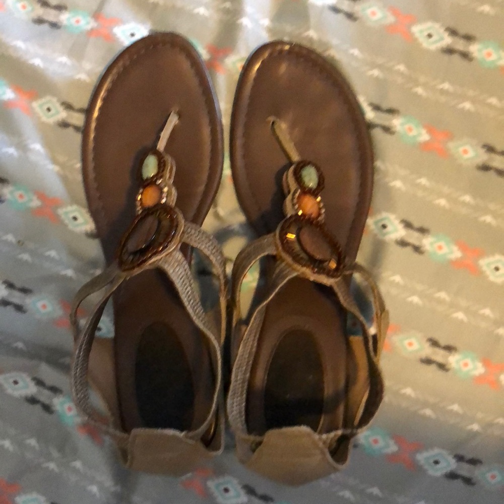 Gently used designer Sandals